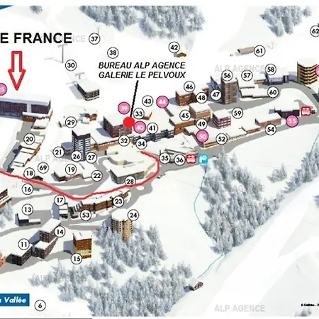 Le France - 3/4 Pers - Le France - 722fr - Plagne Centre Mae-8844 La Plagne